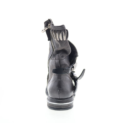 A.S. 98 Tosh 516332-101-0001 Womens Gray Leather Zipper Casual Dress Boots
