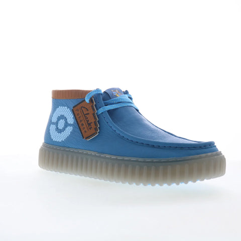 Clarks Torhill Explore Pokemon Blastoise 26182497 Mens Blue Chukkas Boots