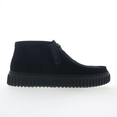 Clarks Torhill HI 26173664 Mens Black Suede Lace Up Chukkas Boots