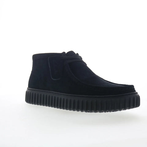 Clarks Torhill HI 26173664 Mens Black Suede Lace Up Chukkas Boots