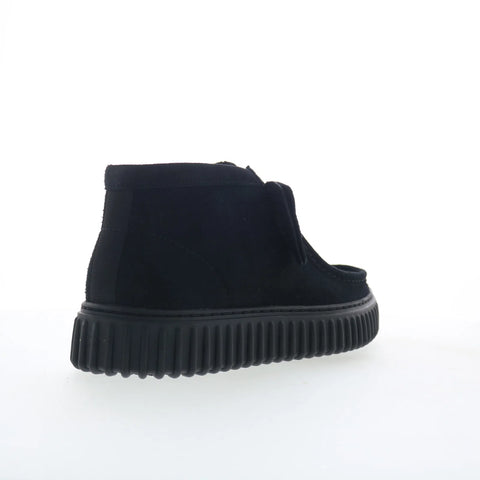 Clarks Torhill HI 26173664 Mens Black Suede Lace Up Chukkas Boots