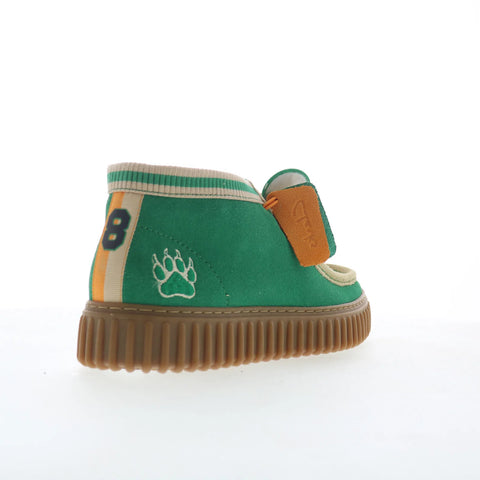 Clarks Torhill HI Stranger Things 26181026 Mens Green Suede Chukkas Boots