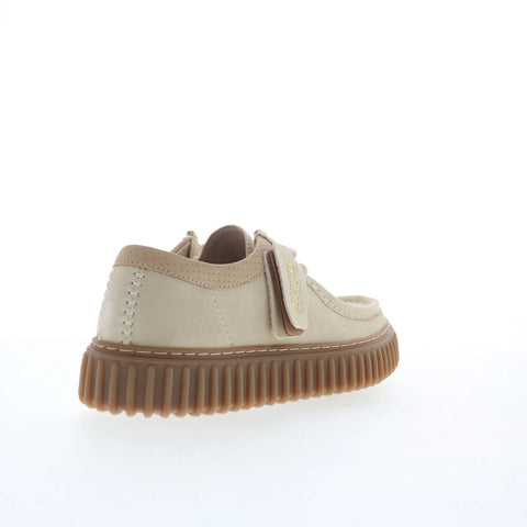 Clarks Torhill LO 26180906 Mens Beige Suede Oxfords & Lace Ups Casual Shoes