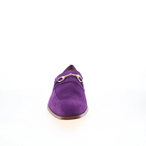 Mezlan Torino 20823 Mens Purple Suede Loafers & Slip Ons Casual Shoes