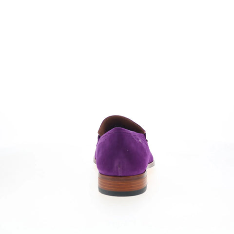 Mezlan Torino 20823 Mens Purple Suede Loafers & Slip Ons Casual Shoes