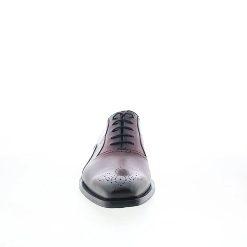 Mezlan Torino 21097 Mens Red Leather Lace Up Oxfords & Lace Ups Casual Shoes