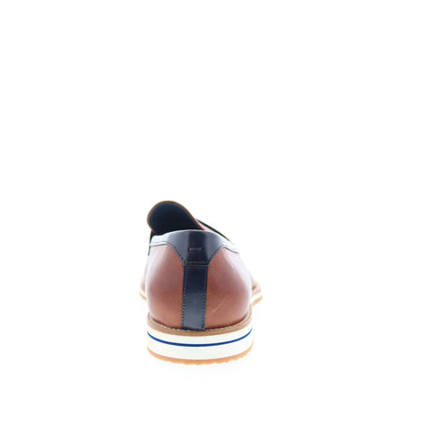 Zelli Italia Torino Slip On Loafer Mens Brown Loafers & Slip Ons Penny Shoes