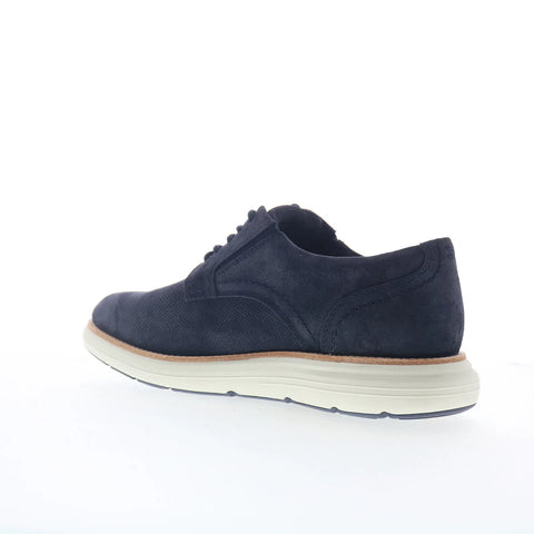 Rockport Total Motion Cadman Mens Blue Wide Oxfords & Lace Ups Casual Shoes