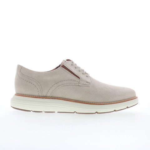 Rockport Total Motion Cadman Mens Beige Wide Oxfords & Lace Ups Casual Shoes