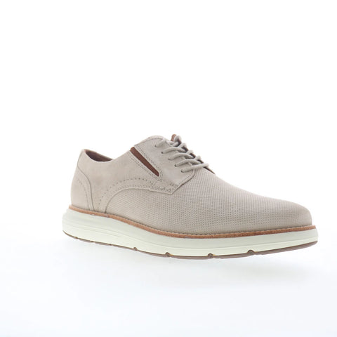 Rockport Total Motion Cadman Mens Beige Wide Oxfords & Lace Ups Casual Shoes