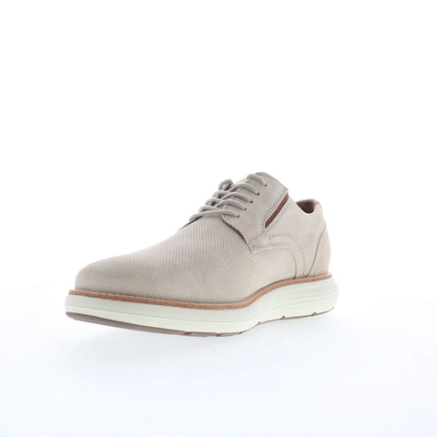 Rockport Total Motion Cadman Mens Beige Wide Oxfords & Lace Ups Casual Shoes