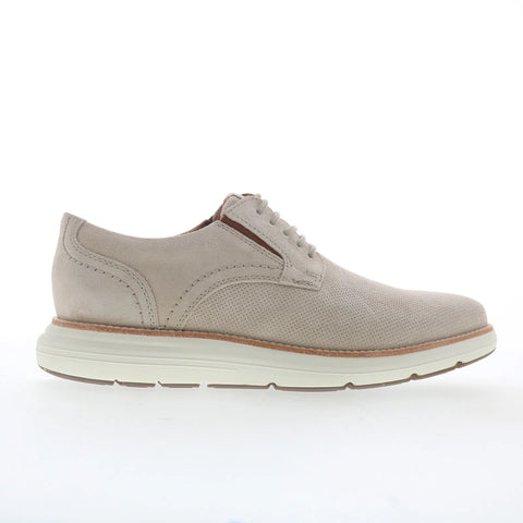 Rockport Total Motion Cadman Mens Gray Wide Oxfords & Lace Ups Plain Toe Shoes
