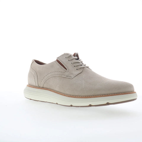 Rockport Total Motion Cadman Mens Gray Wide Oxfords & Lace Ups Plain Toe Shoes
