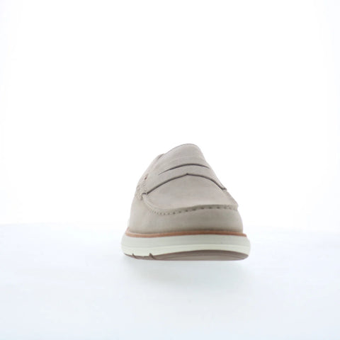 Rockport Total Motion Cadwyn Mens Beige Suede Loafers & Slip Ons Penny Shoes