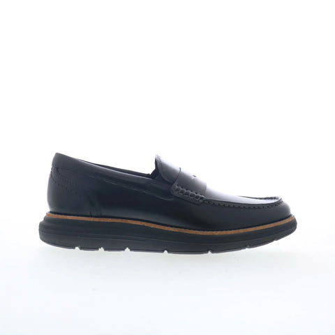Rockport Total Motion Cadwyn Mens Black Loafers & Slip Ons Penny Shoes