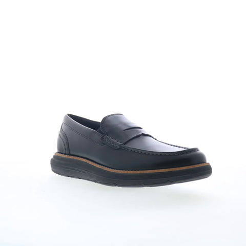 Rockport Total Motion Cadwyn Mens Black Loafers & Slip Ons Penny Shoes