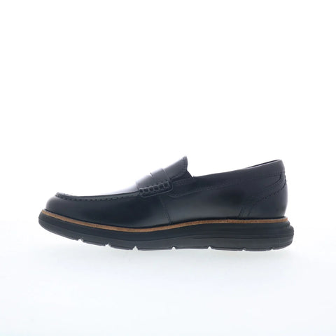 Rockport Total Motion Cadwyn Mens Black Loafers & Slip Ons Penny Shoes