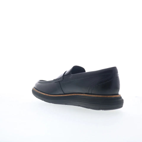 Rockport Total Motion Cadwyn Mens Black Loafers & Slip Ons Penny Shoes