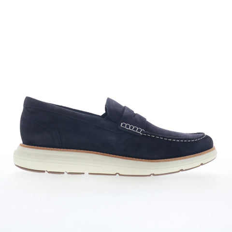 Rockport Total Motion Cadwyn Mens Blue Loafers & Slip Ons Penny Shoes