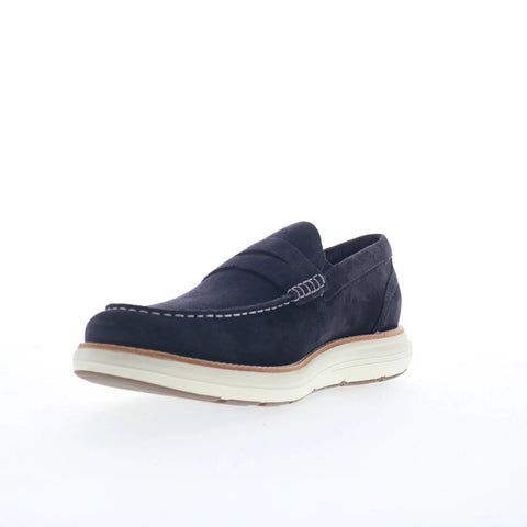 Rockport Total Motion Cadwyn Mens Blue Loafers & Slip Ons Penny Shoes