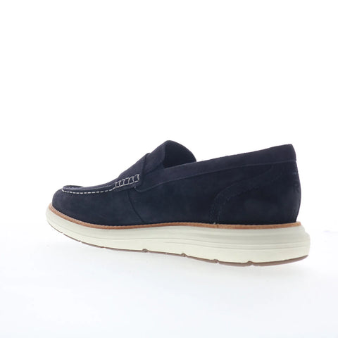 Rockport Total Motion Cadwyn Mens Blue Loafers & Slip Ons Penny Shoes