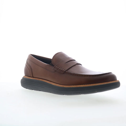 Rockport Total Motion Cadwyn Mens Brown Loafers & Slip Ons Penny Shoes