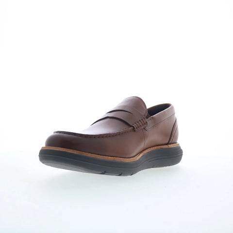 Rockport Total Motion Cadwyn Mens Brown Loafers & Slip Ons Penny Shoes