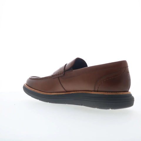 Rockport Total Motion Cadwyn Mens Brown Loafers & Slip Ons Penny Shoes