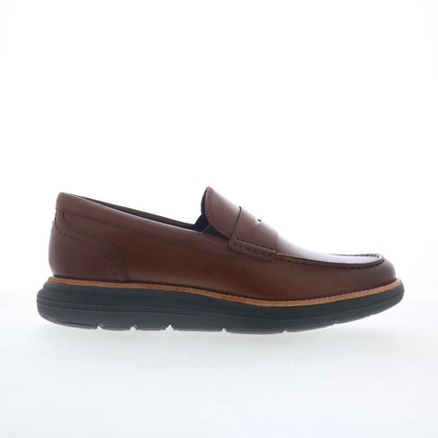 Rockport Total Motion Cadwyn Mens Brown Loafers & Slip Ons Penny Shoes