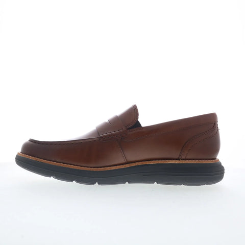 Rockport Total Motion Cadwyn Mens Brown Loafers & Slip Ons Penny Shoes