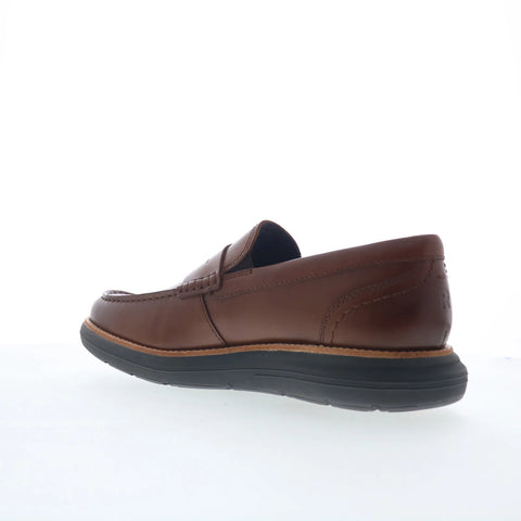 Rockport Total Motion Cadwyn Mens Brown Loafers & Slip Ons Penny Shoes