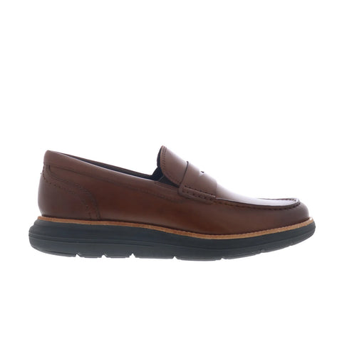 Rockport Total Motion Cadwyn Mens Brown Loafers & Slip Ons Penny Shoes