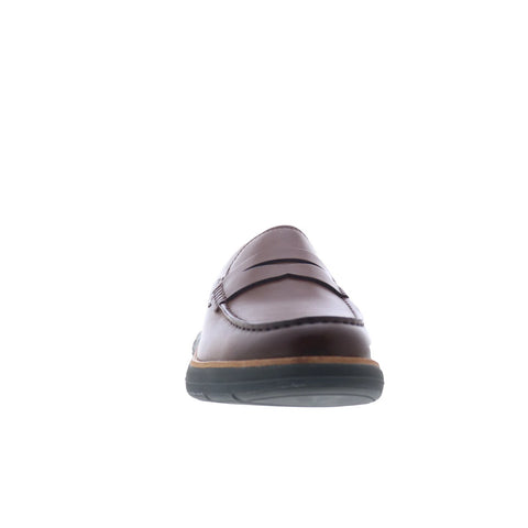 Rockport Total Motion Cadwyn Mens Brown Loafers & Slip Ons Penny Shoes