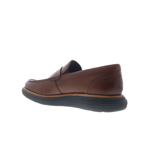 Rockport Total Motion Cadwyn Mens Brown Loafers & Slip Ons Penny Shoes