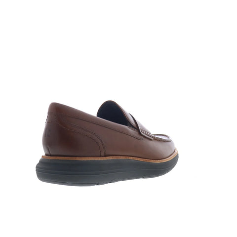 Rockport Total Motion Cadwyn Mens Brown Loafers & Slip Ons Penny Shoes