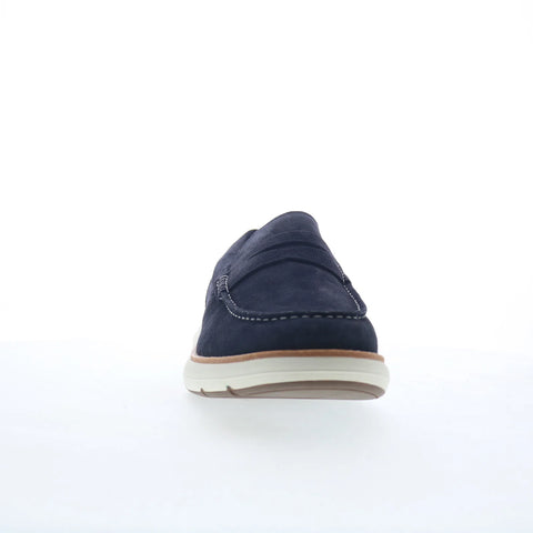 Rockport Total Motion Cadwyn Mens Blue Wide Loafers & Slip Ons Penny Shoes
