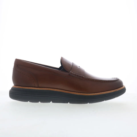 Rockport Total Motion Cadwyn Mens Brown Loafers & Slip Ons Penny Shoes