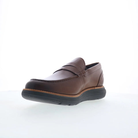 Rockport Total Motion Cadwyn Mens Brown Loafers & Slip Ons Penny Shoes