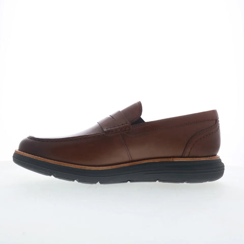 Rockport Total Motion Cadwyn Mens Brown Loafers & Slip Ons Penny Shoes