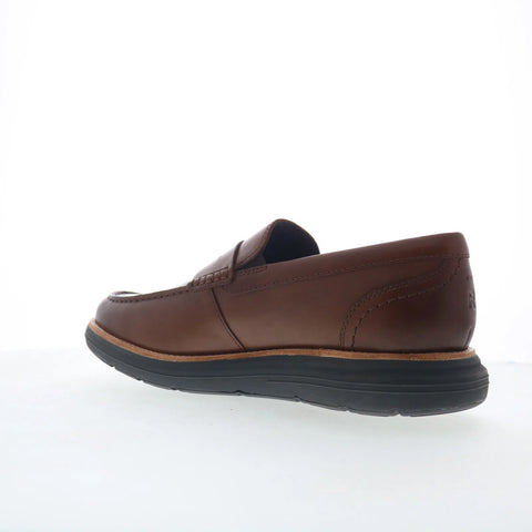 Rockport Total Motion Cadwyn Mens Brown Loafers & Slip Ons Penny Shoes