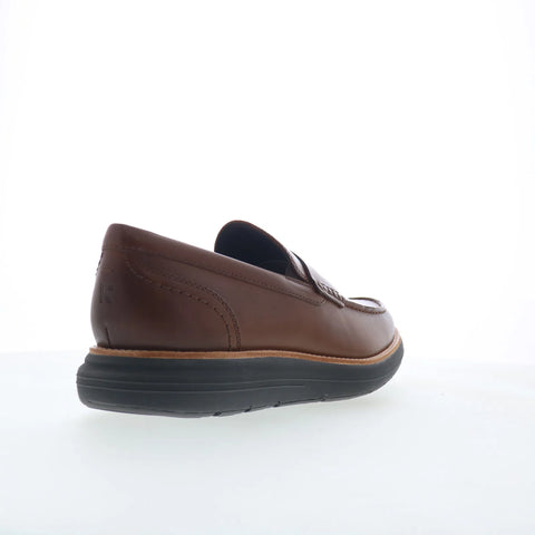 Rockport Total Motion Cadwyn Mens Brown Loafers & Slip Ons Penny Shoes