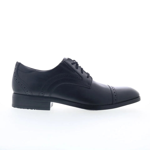Rockport Total Motion Office Cap Toe Mens Black Oxfords Cap Toe Shoes