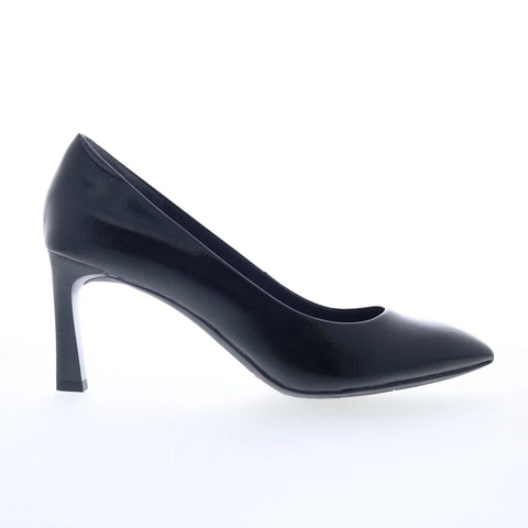 Rockport Total Motion Sheenhan Pump Womens Black Wide Pumps Heels Shoes