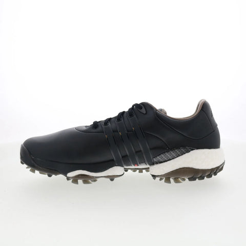 Adidas Tour360 22 GZ3158 Mens Black Leather Lace Up Athletic Golf Shoes