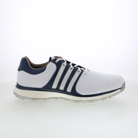 Adidas Tour360 XT-SL BB7914 Mens White Leather Lace Up Athletic Golf Shoes
