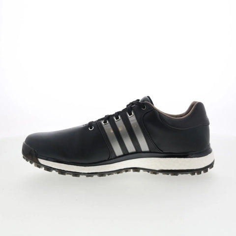Adidas Tour360 XT-SL BB7916 Mens Black Leather Lace Up Athletic Golf Shoes