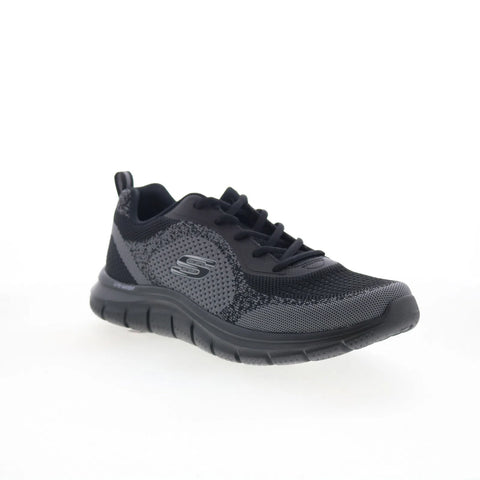 Skechers Track - Glendor 232699-BBK Mens Black Lifestyle Sneakers Shoes