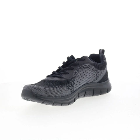 Skechers Track - Glendor 232699-BBK Mens Black Lifestyle Sneakers Shoes
