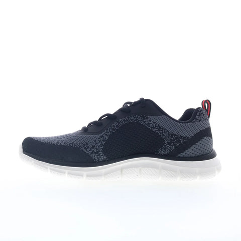 Skechers Track - Glendor 232699-BKRD Mens Black Lifestyle Sneakers Shoes