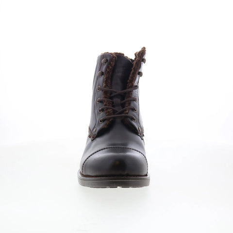 Pajar Track 78216 Mens Brown Mesh Lace Up Casual Dress Boots